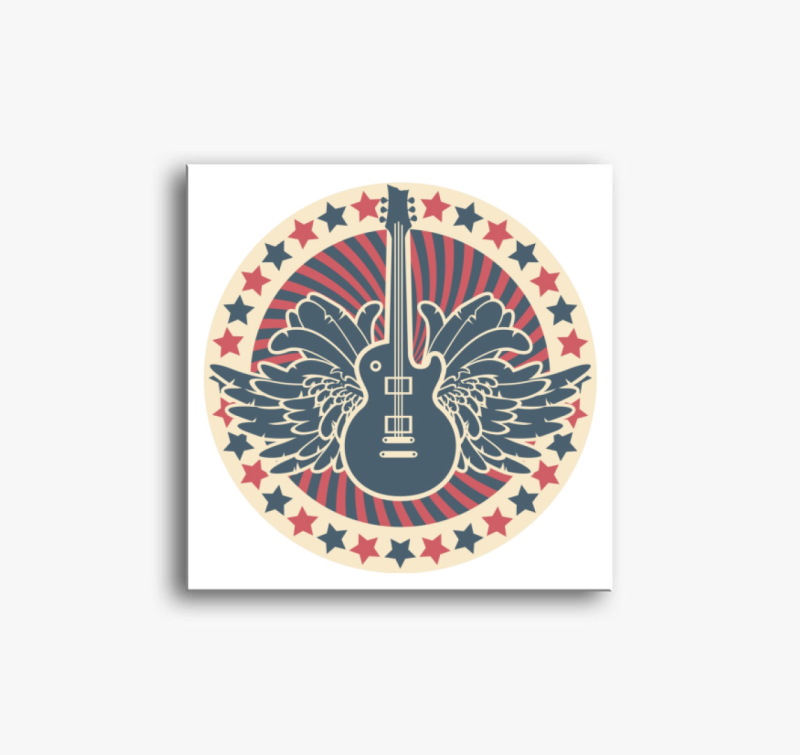 Szárnyas gitár vászonkép