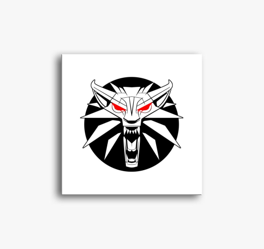 Witcher Farkas logó vászonkép...