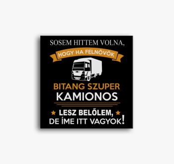 Szuper kamionos vász