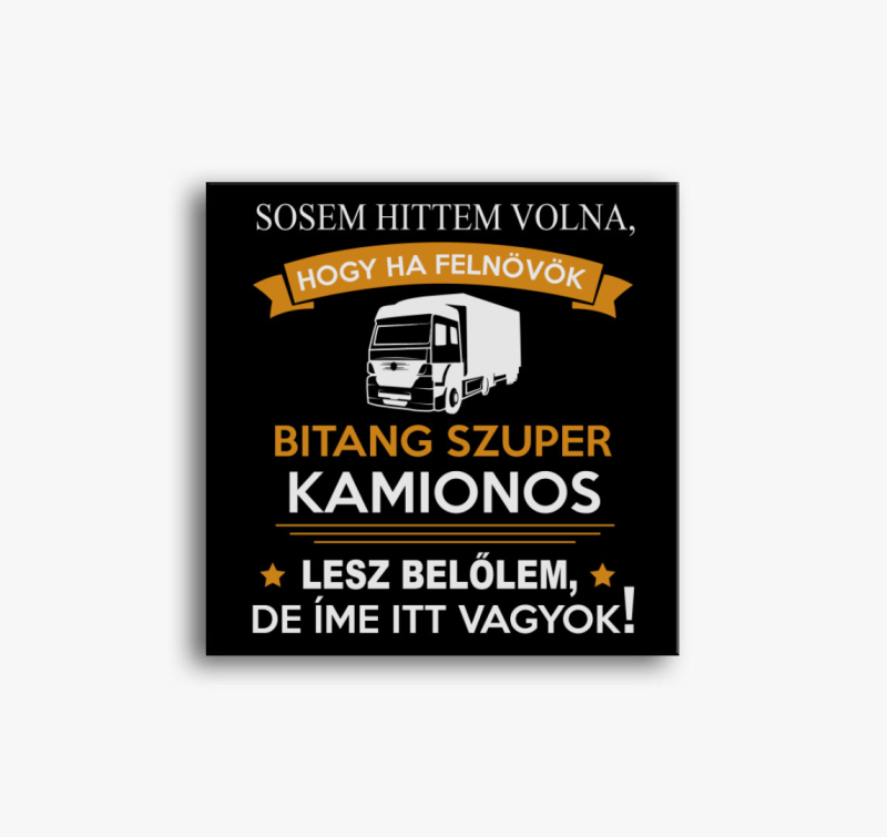 Szuper kamionos vászonkép 