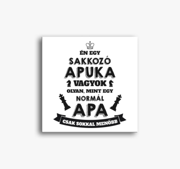 Sakkozó apuka vászon