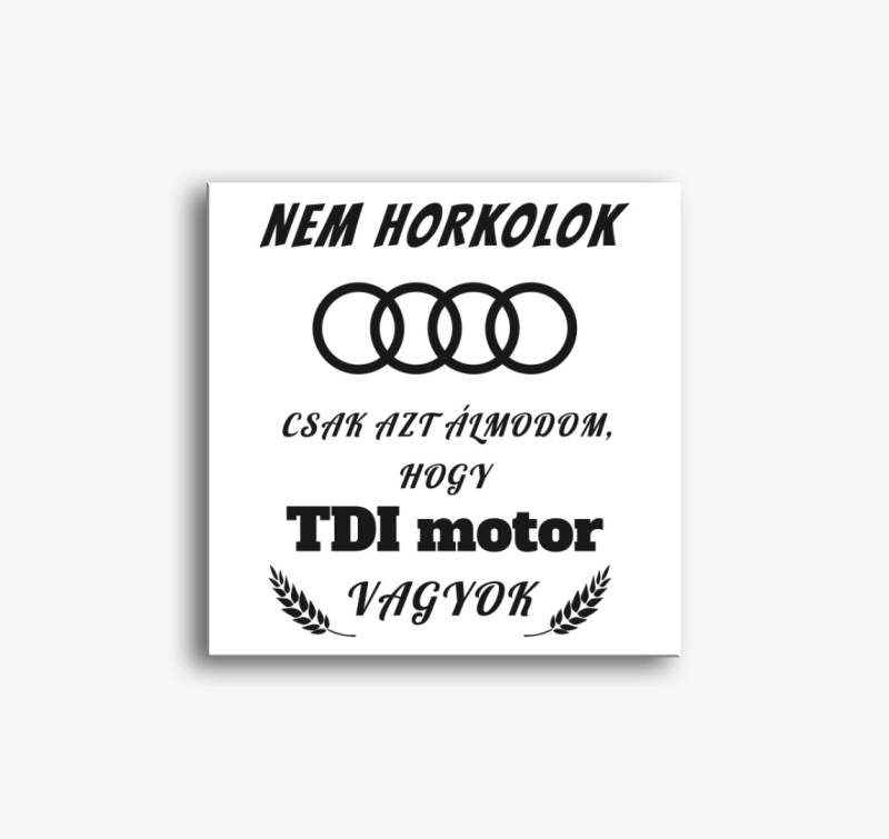 Nem horkolok vászonkép