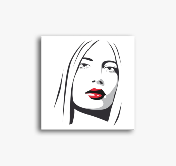 Női arc vászonkép