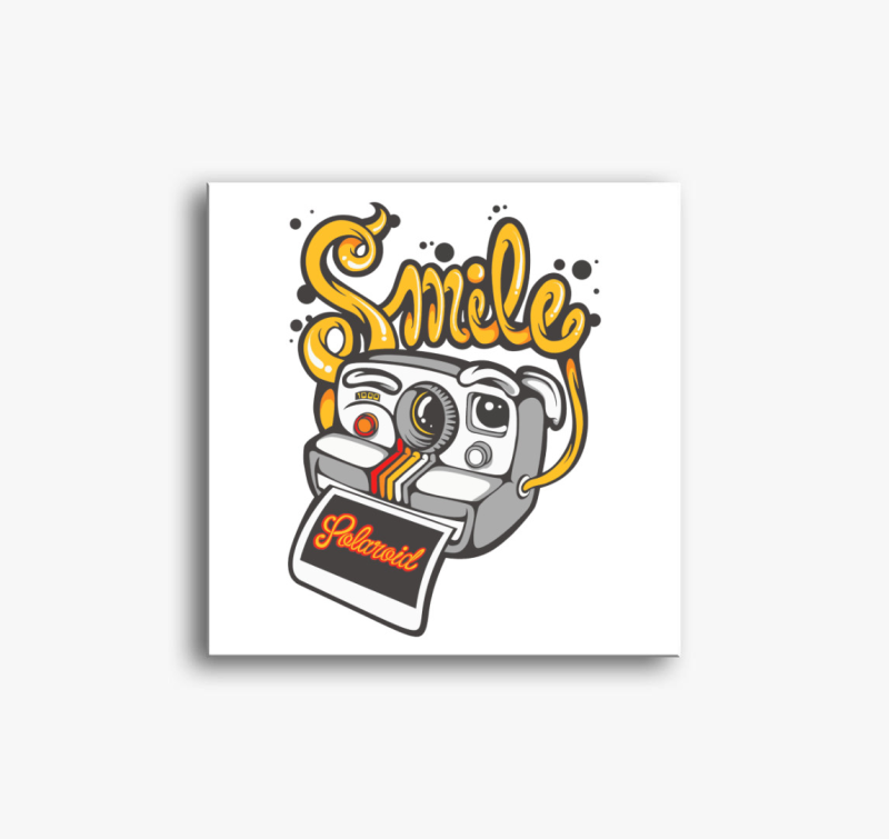 Polaroid fényképezőgép vászonkép