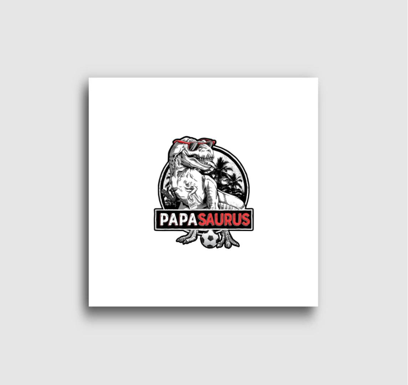 Papa saurus vászonkép