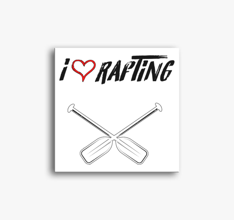 I love Rafting vászonkép