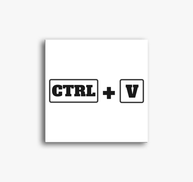 Control V vászonkép - Ikreknek vol.2