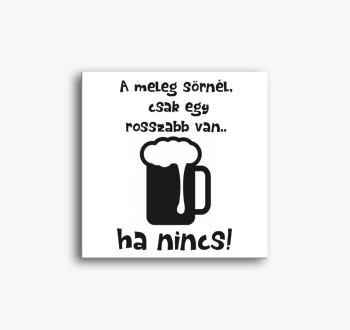 Ha nincs sör vászonk