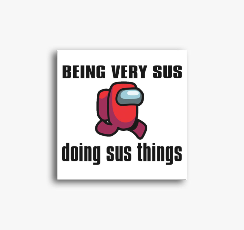 Among us - very sus vászonkép