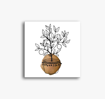 Mandarinfa vászonkép