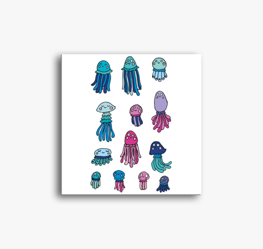 Medúza raj vászonkép