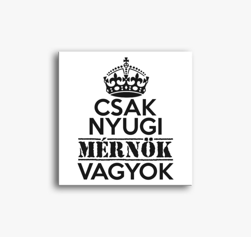 Mérnök vászonkép