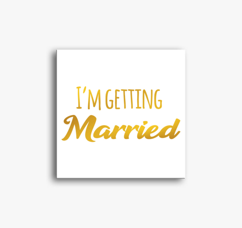 Ivós lánybúcsús vászonkép a menyasszonynak