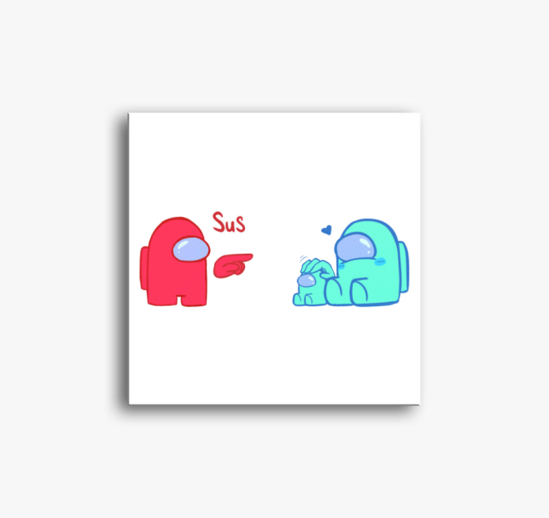 Among Us sus 2 vászonkép