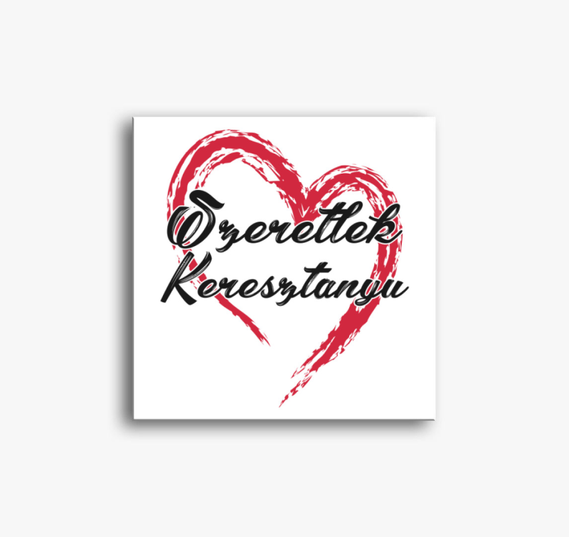 Szeretlek Keresztanya - Gyerek vászonkép