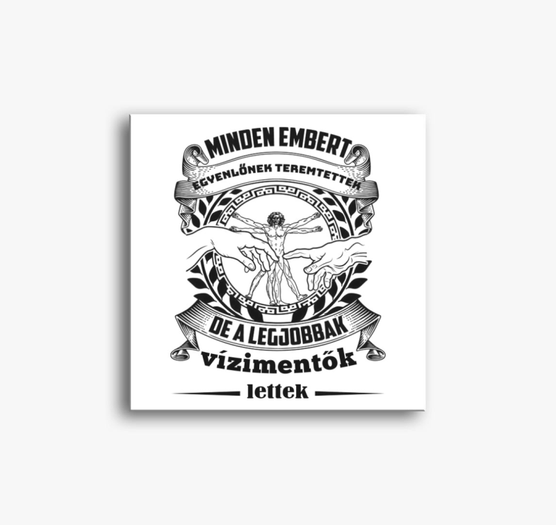 Vizimentő vászonkép