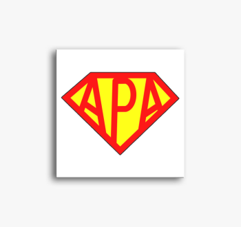 Szuper Apa vászonkép