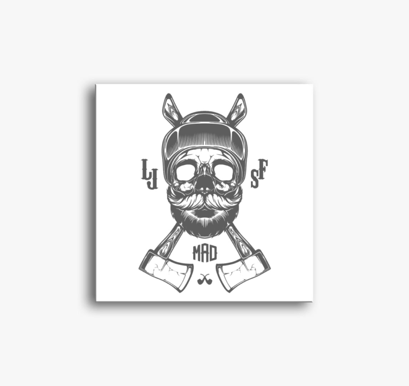 Favágó vászonkép