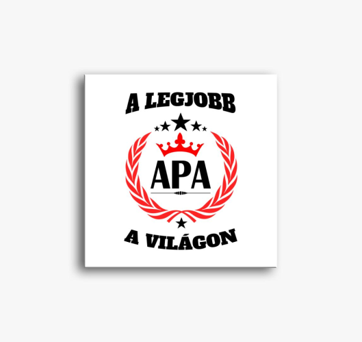 Legjobb apa vászonkép