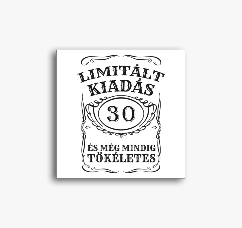 Limitált kiadás vászonkép