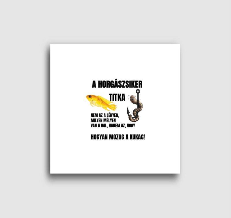 Sikeres horgász vászonkép