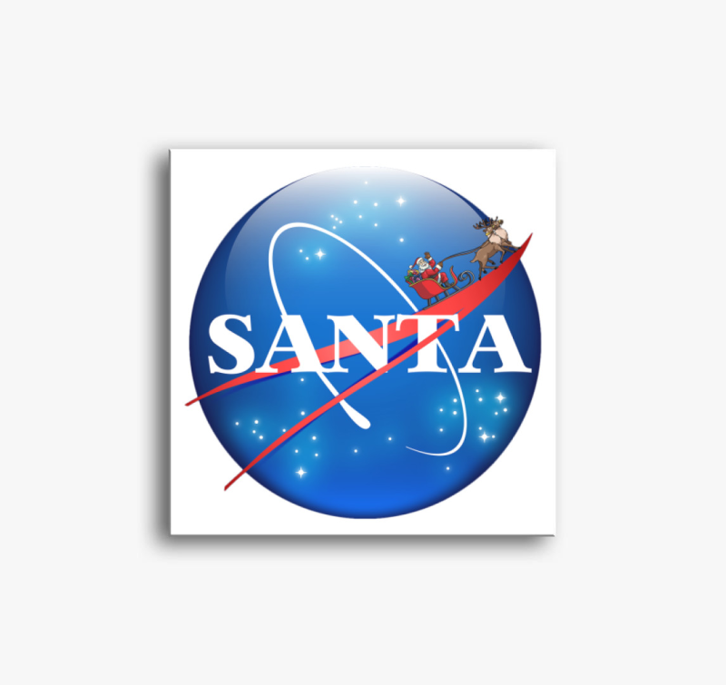 NASA Mikulás vászonkép