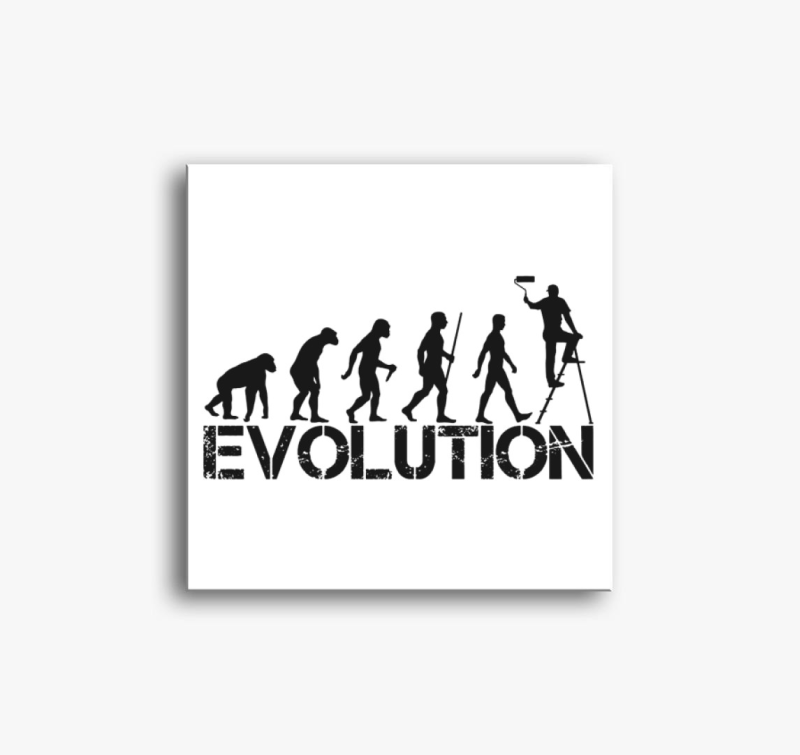 Festő Evolúció vászonkép