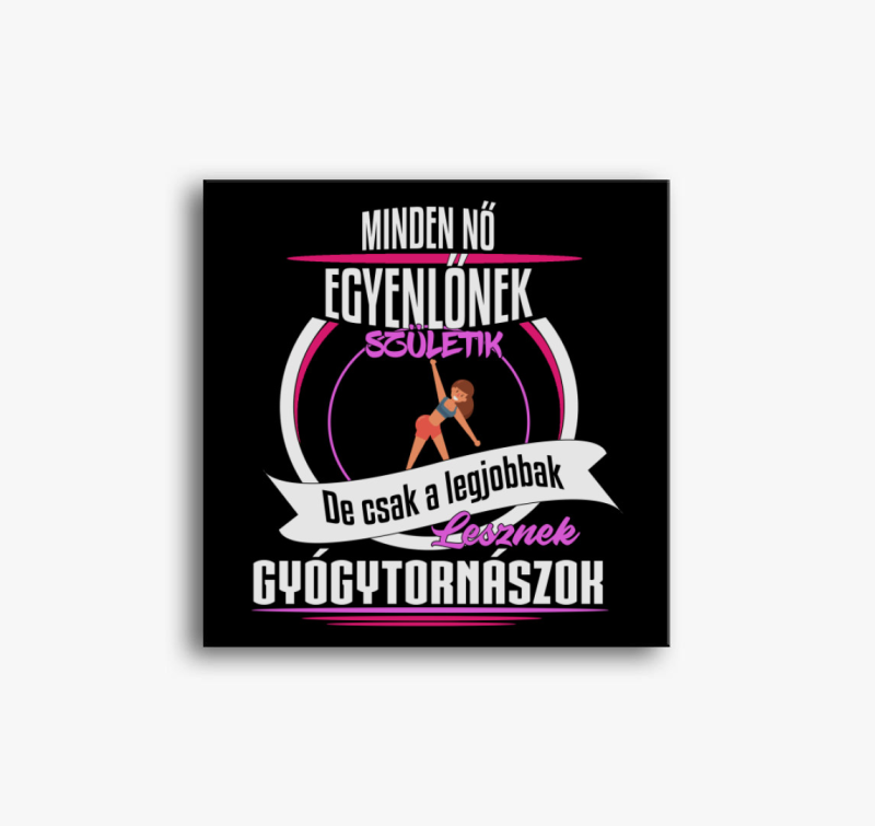 Gyógytornász vászonkép