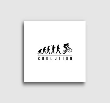 Biciklis Evolúció vászonkép