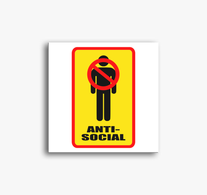 Anti Social vászonkép