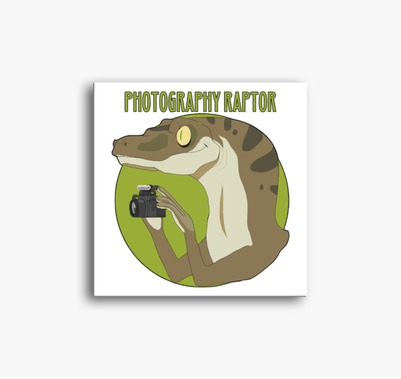 Fotográf Raptor vászonkép
