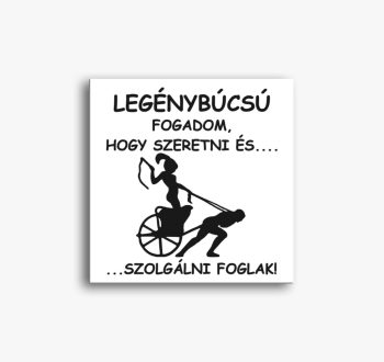 Legénybúcsús vászonk