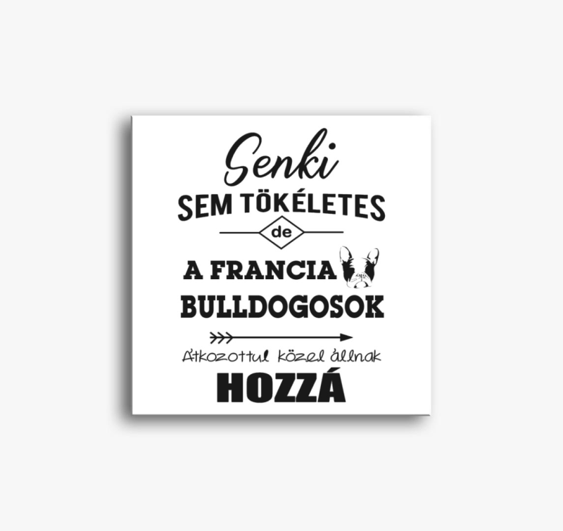 Francia Bulldogos vászonkép