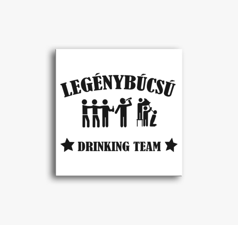 Legénybúcsú Drinking Team vászonkép