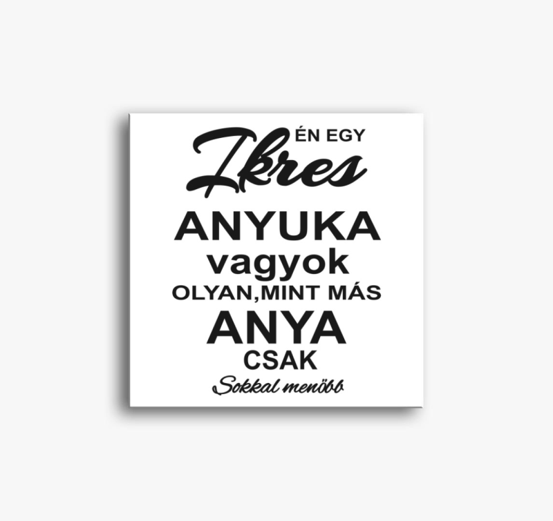 Ikres anyuka vászonkép