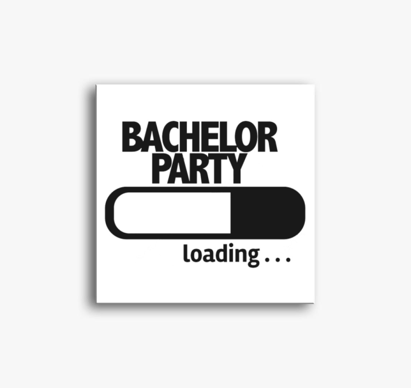 Agglegény party folyamatban vászonkép