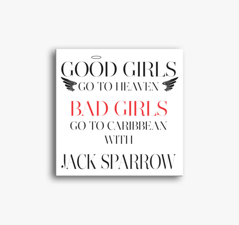 Good Girls Bad Girls vászonkép