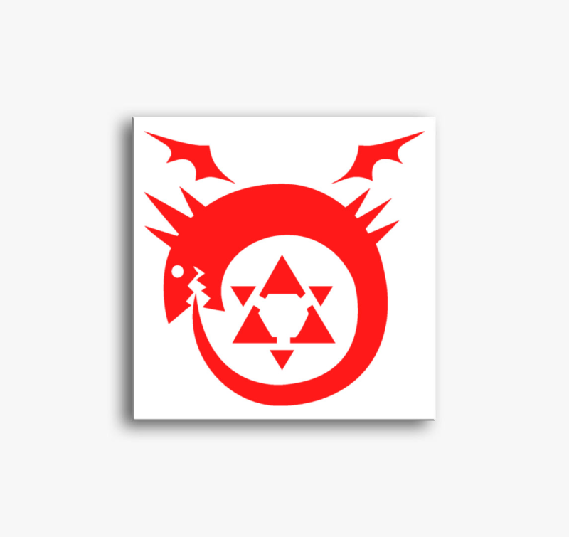 Fullmetal alchemist homonculus vászonkép