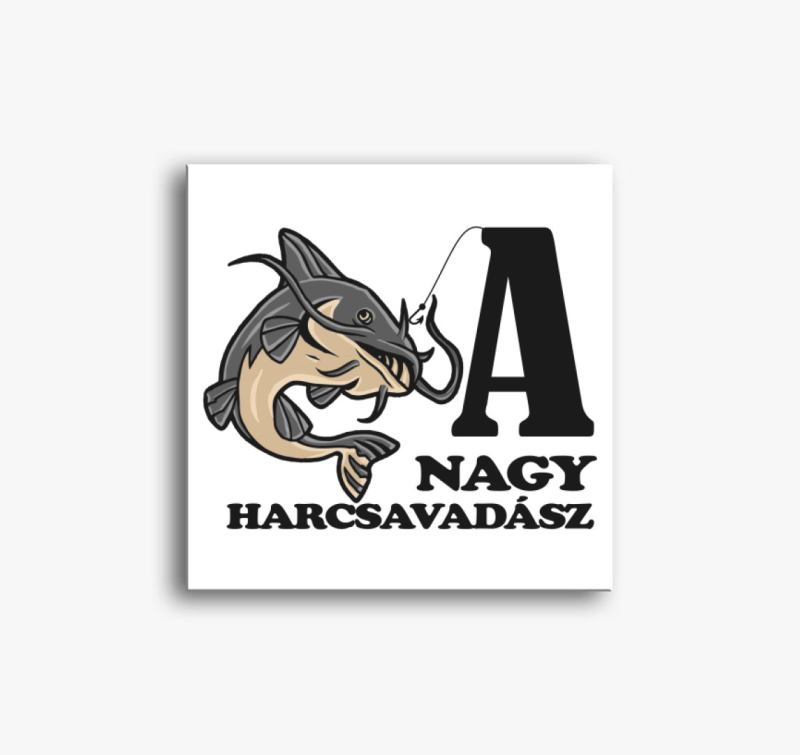 A nagy harcsavadász vászonkép