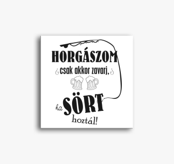 Horgászos Sörös vász
