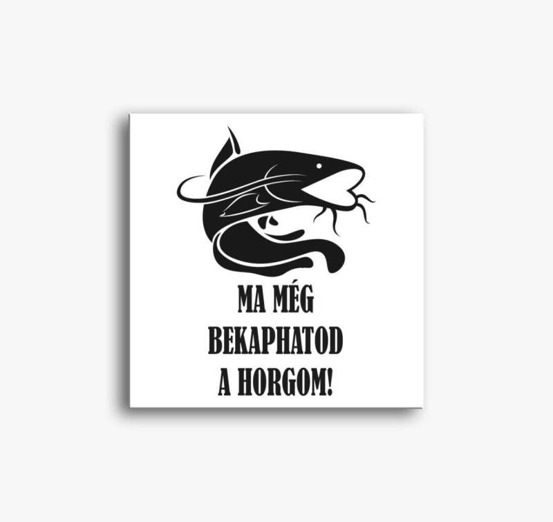 Ma még bekaphatod a horgom legénybúcsús vászonkép