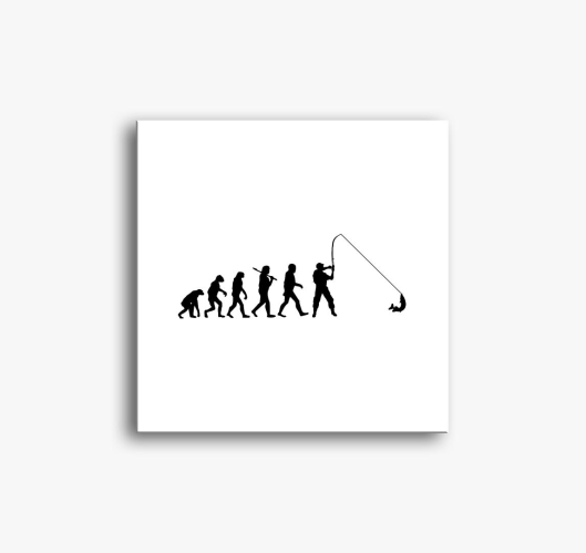 Horgászat evolúció vászonkép...