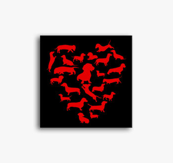 Tacskó Szerelem vász