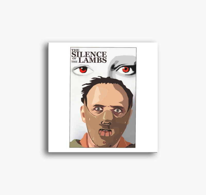 A bárányok hallgatnak - Silence of the lambs vászonkép