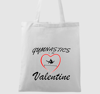 Gymnastics is my valentine 5 - vászontáska