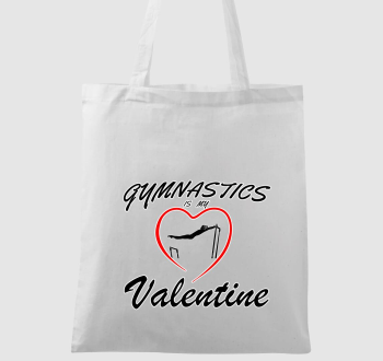 Gymnastics is my valentine 6 - vászontáska