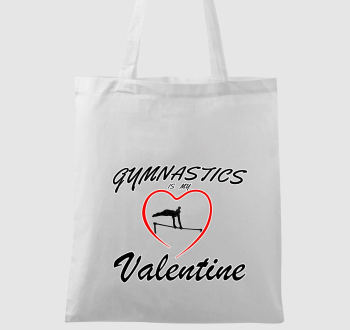 Gymnastics is my valentine 7 - vászontáska