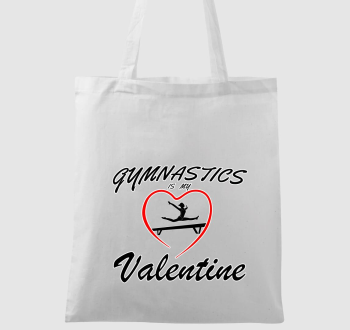 Gymnastics is my valentine 8 - vászontáska