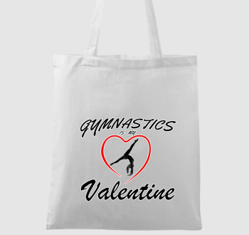 Gymnastics is my valentine 13 - vászontáska