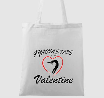 Gymnastics is my valentine 15 - vászontáska